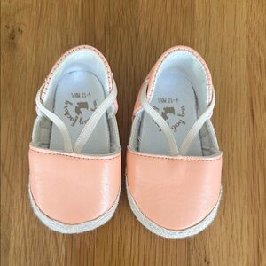Orange Baby Walker Shoes with Classic Design